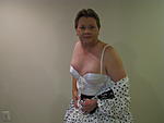 Chrisissy Black polka dot dress corset I